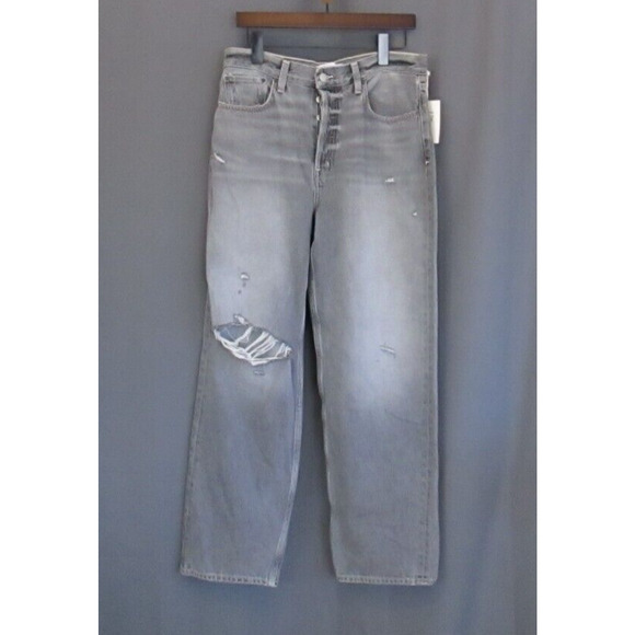Etica Tyler Vintage Straight Jeans Size 29 Quartzsite Distressed Button Fly NWT - Picture 1 of 6